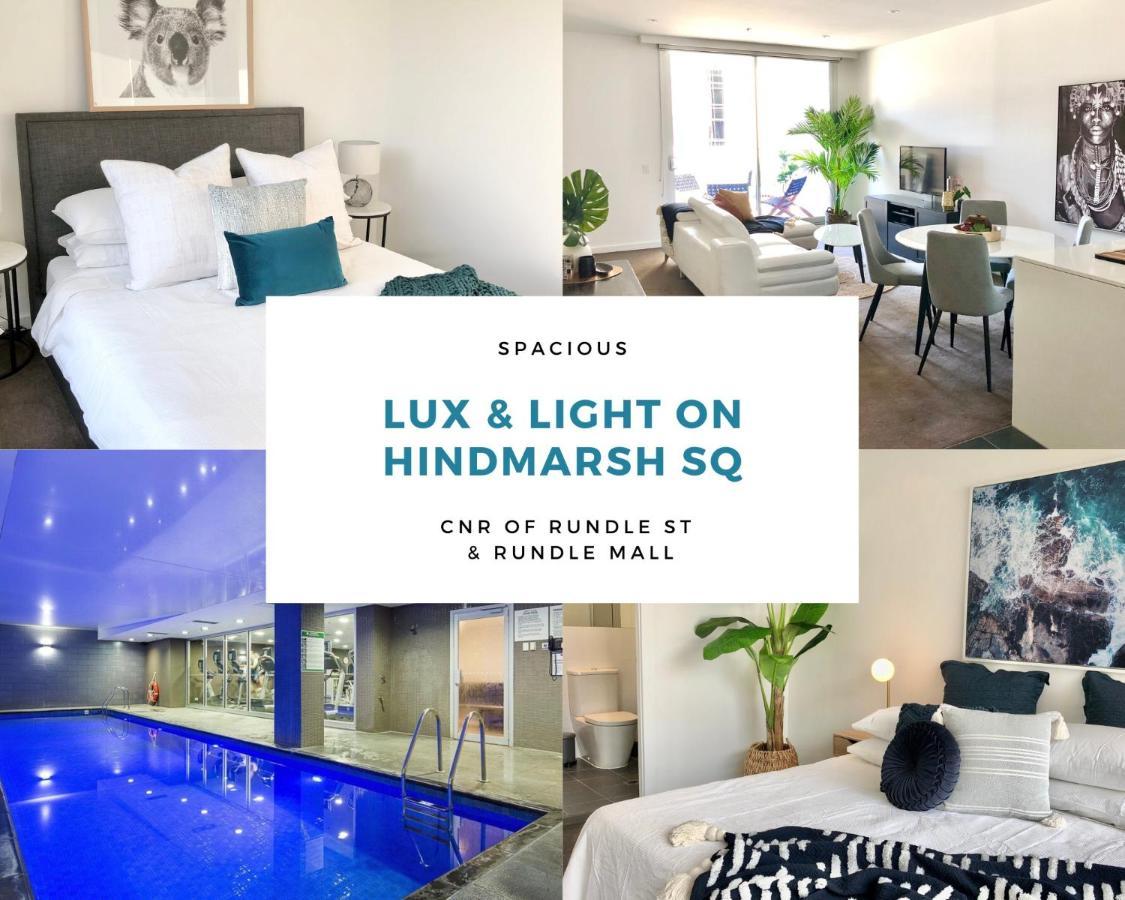 Lux 2Br Apt On Hindmarsh Sq-Pool-Gym-Sauna-Parking أدليد المظهر الخارجي الصورة